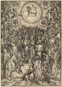 The Apocalypse: The Adoration of the Lamb by Albrecht Dürer