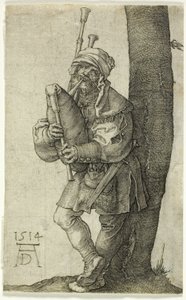 The Bag-Piper by Albrecht Dürer