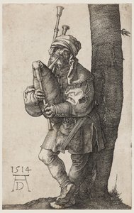 The Bagpiper by Albrecht Dürer