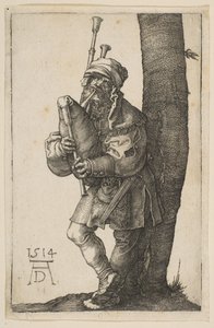 The Bagpiper by Albrecht Dürer