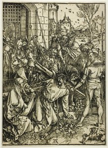 The Bearing of the Cross (from The Large Passion) by Albrecht Dürer
