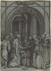 The Betrothal of the Virgin by Albrecht Dürer