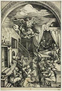 The Birth of the Virgin, from The Life of the Virgin