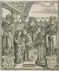 The Congress and Double Betrothal at Vienna, from The Triumphal Arch of Maximilian I