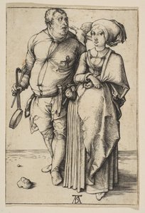 The Cook and His Wife, ca. 1496 by Albrecht Dürer