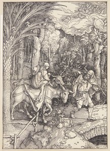 The Flight into Egypt by Albrecht Dürer