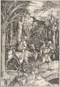The Flight into Egypt, from The Life of the Virgin, Latin Edition