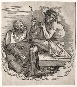 The Great Passion: Title Page - Christ, Man of Sorrows by Albrecht Dürer