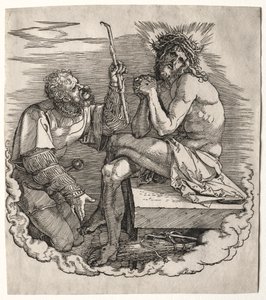 The Great Passion: Title Page - Christ, Man of Sorrows by Albrecht Dürer