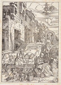 The Holy Family in Egypt by Albrecht Dürer