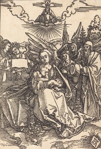 The Holy Family with Five Angels, in or before 1505