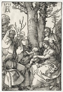 The Holy Family with Joachim and Anna