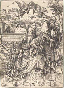 The Holy Family with the Three Hares by Albrecht Dürer
