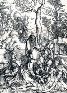 The Lamentation for Christ, 1498 by Albrecht Dürer
