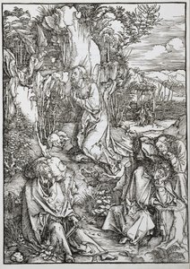 The Large Passion: Christ on the Mount of Olives by Albrecht Dürer