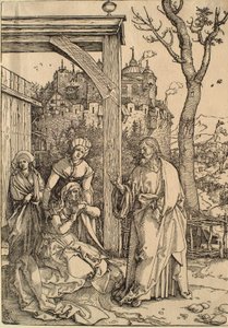 The Life of the Virgin: Christ Taking Leave from His Mother by Albrecht Dürer