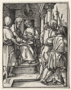 The Little Passion: Pilate Washing His Hands by Albrecht Dürer