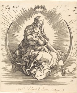 The Madonna on the Crescent by Albrecht Dürer