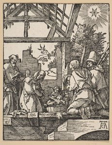 The Nativity, from The Little Passion by Albrecht Dürer