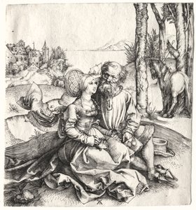 The Offer of Love or The Ill-Assorted Couple by Albrecht Dürer