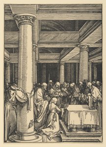 The Presentation in the Temple, from The Life of the Virgin by Albrecht Dürer