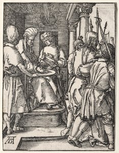 The Small Passion: Pilate Washing His Hands by Albrecht Dürer