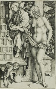 The Temptation of the Idler (The Dream of the Doctor) by Albrecht Dürer
