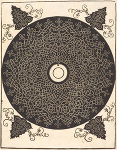 The Third Knot (with a black circle on a white medallion)