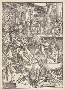 The Torture of St. John the Evangelist by Albrecht Dürer
