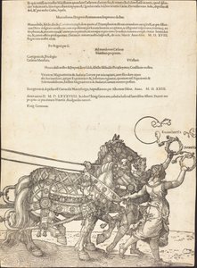 The Triumphal Chariot of Maximilian I (The Great Triumphal Car) [plate 8 of 8]