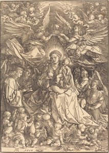 The Virgin Surrounded by Many Angels