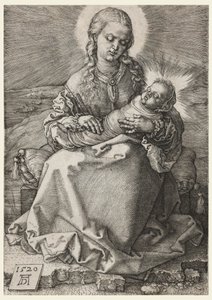 The Virgin and Child in Swaddling Clothes