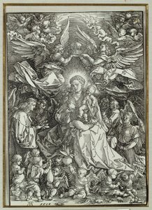 The Virgin and Child Surrounded by Angels