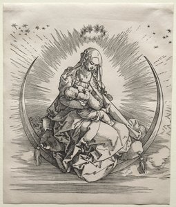 The Virgin on a Crescent by Albrecht Dürer