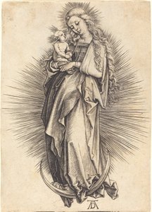 The Virgin on the Crescent by Albrecht Dürer