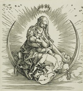 The Virgin on the Crescent, from The Life of the Virgin by Albrecht Dürer