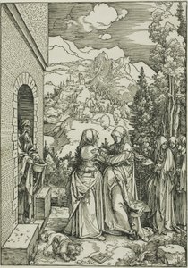 The Visitation, from The Life of the Virgin by Albrecht Dürer