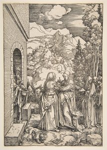 The Visitation, from The Life of the Virgin by Albrecht Dürer