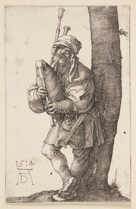 The Bagpiper by Albrecht Dürer
