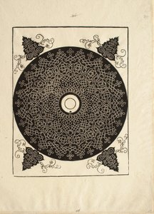 Third Knot, with a Black Circle on a White Medallion by Albrecht Dürer