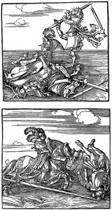 Tournament Scenes, 1515-1516, 1936 by Albrecht Dürer