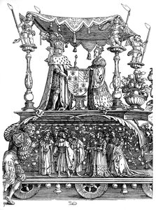 Triumphal Return of Maximilian I by Albrecht Dürer