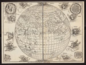 World Map by Johannes Stabius by Albrecht Dürer