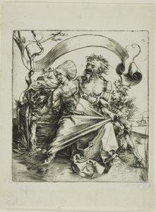 Young Woman Attacked by Death (The Ravisher) by Albrecht Dürer