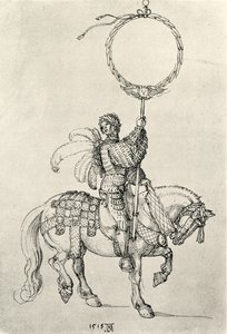 Young Rider as Wreath Holder by Albrecht Dürer
