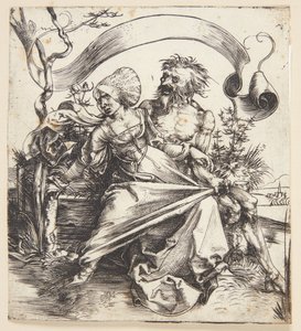 Young Woman Attacked by Death by Albrecht Dürer