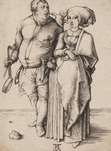 A Cook and His Wife, c.1496 by Albrecht Dürer