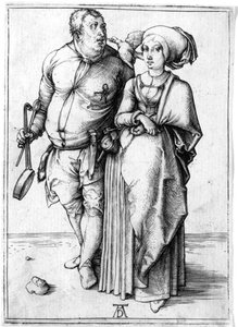 A Cook and his Wife, c.1496