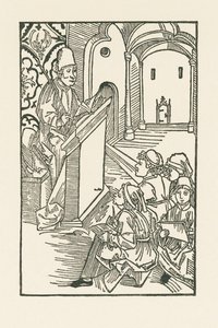 A Teacher with Four Scholars