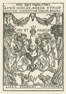 Bookplate of Willibald Pirckheimer